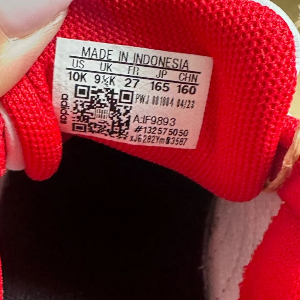 Brand new wl tags Adidas Kids Grand Court Spider-Man Sneakers size 10 - Picture 4 of 8